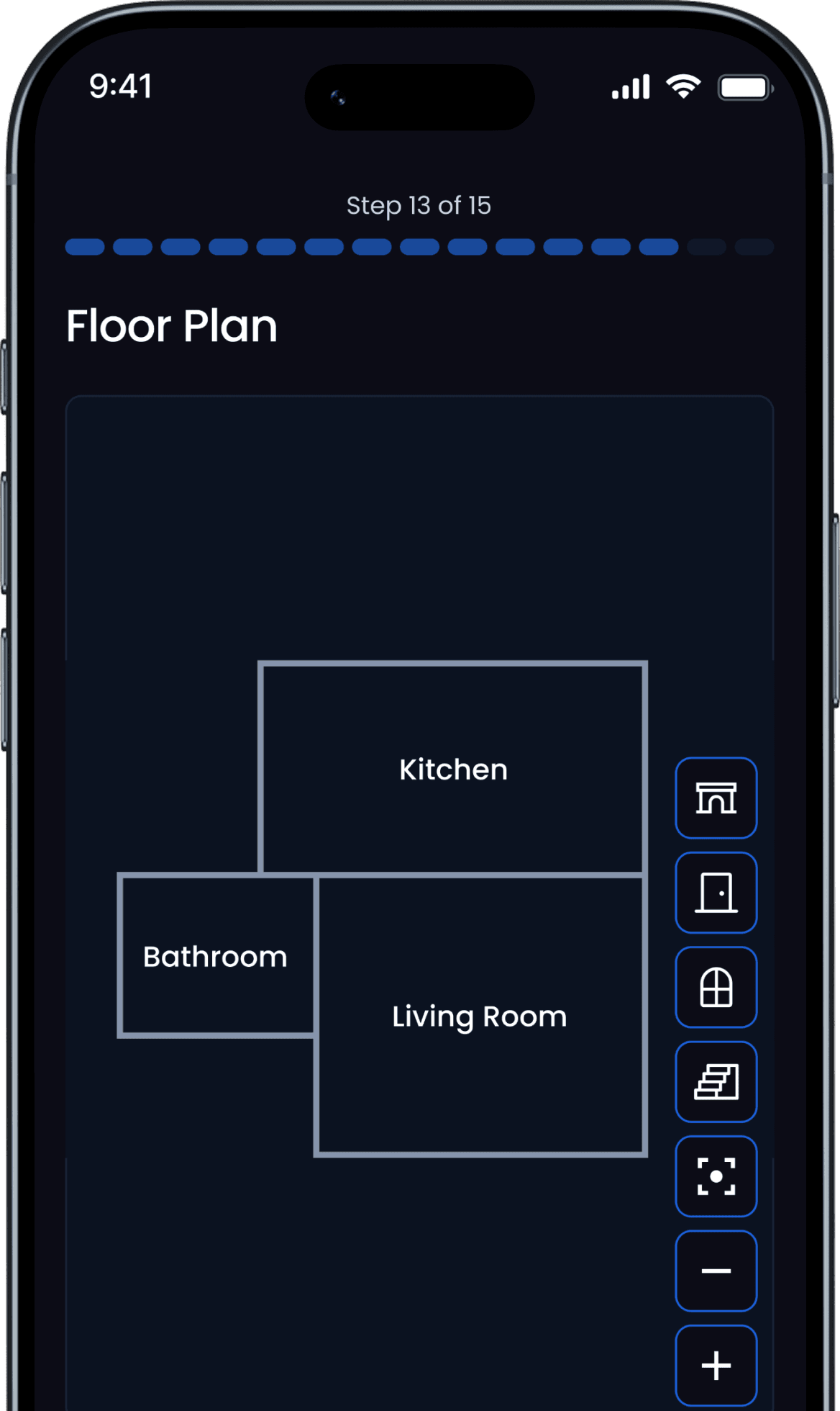 Integrated Floor Plan tool