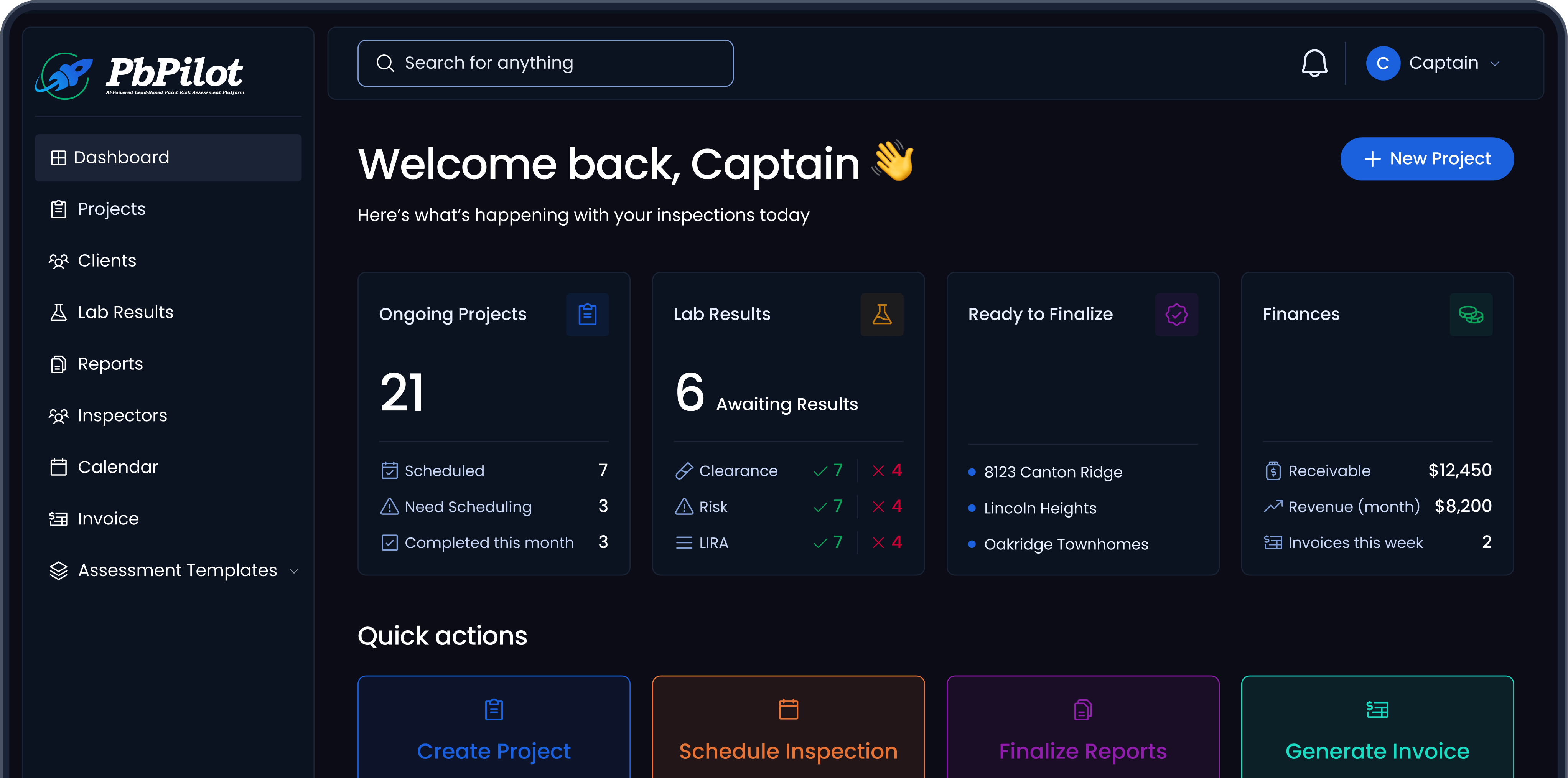 Inspection Screenshot